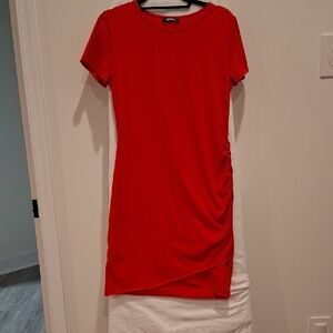 Scarlet Short Sleeve Ruched Dress